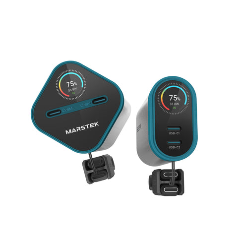 IPX7 Water-Proof & TFT Display Power Bank with Detachable Cable