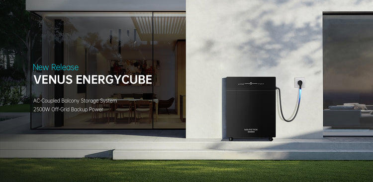 New Release VENUS ENERGYCUBE AC-Coupled Balcony Storage System
2500W Off-Grid Backup Power