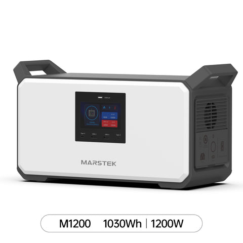 MARSTEK MERCURY Series Expandable Portable Power Station M1200/M2200/M3600/P1200/P2200/P3600